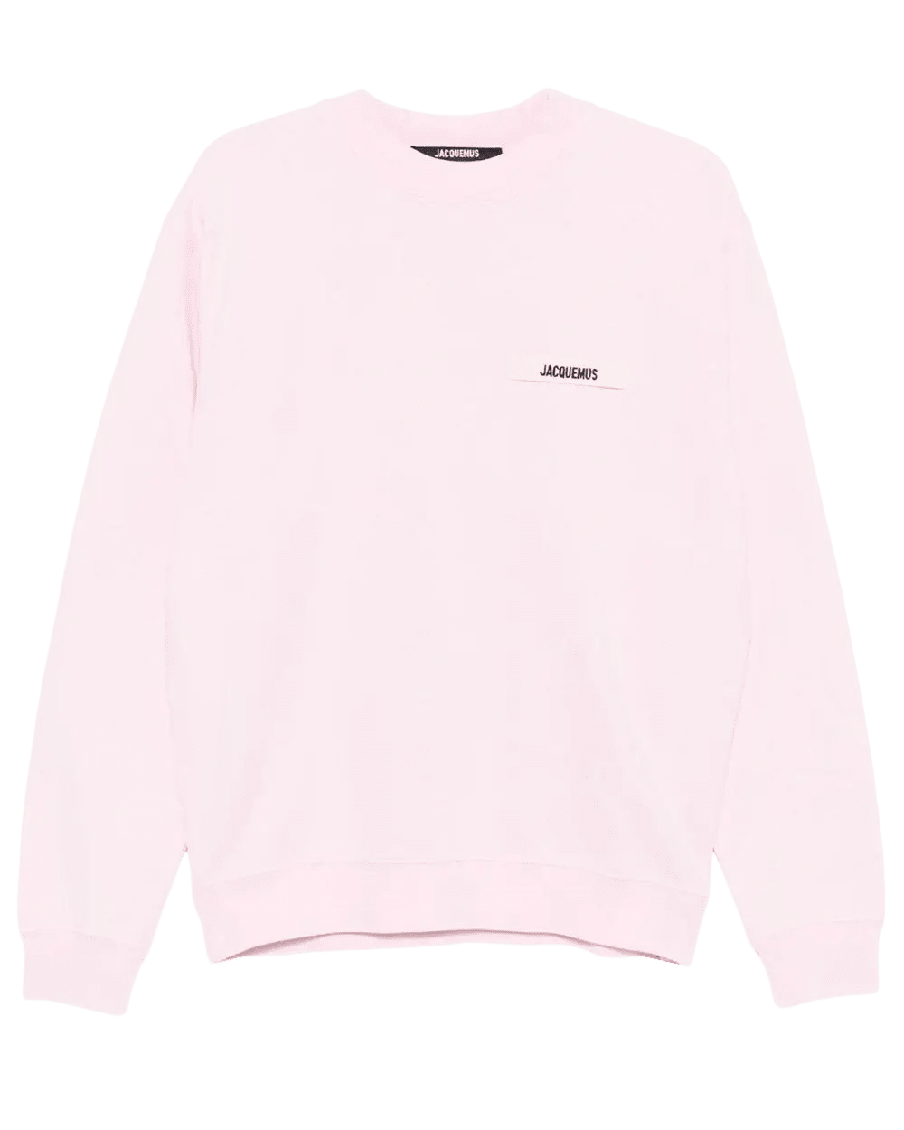 JACQUEMUS - Sweatshirt The Cotton Gros Grain en Coton Bio Rose Poudré - Lothaire