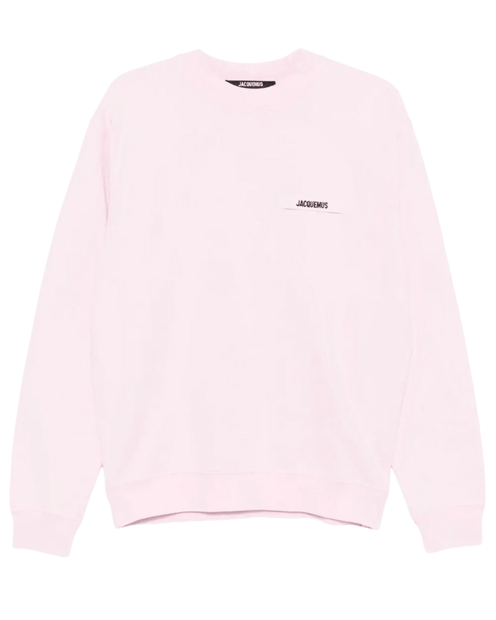 JACQUEMUS - Sweatshirt The Cotton Gros Grain en Coton Bio Rose Poudré - Lothaire