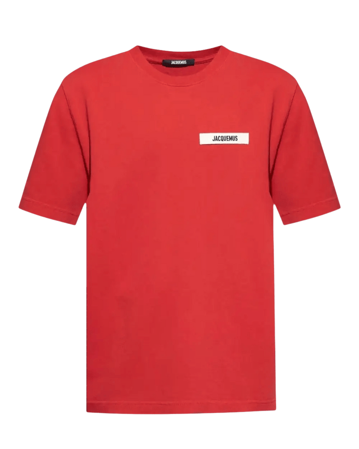 JACQUEMUS - t-shirt en coton à logo imprimé rouge - Lothaire