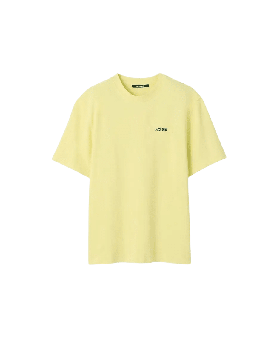 JACQUEMUS – T-shirt Gros Grain Jaune pâle - Lothaire