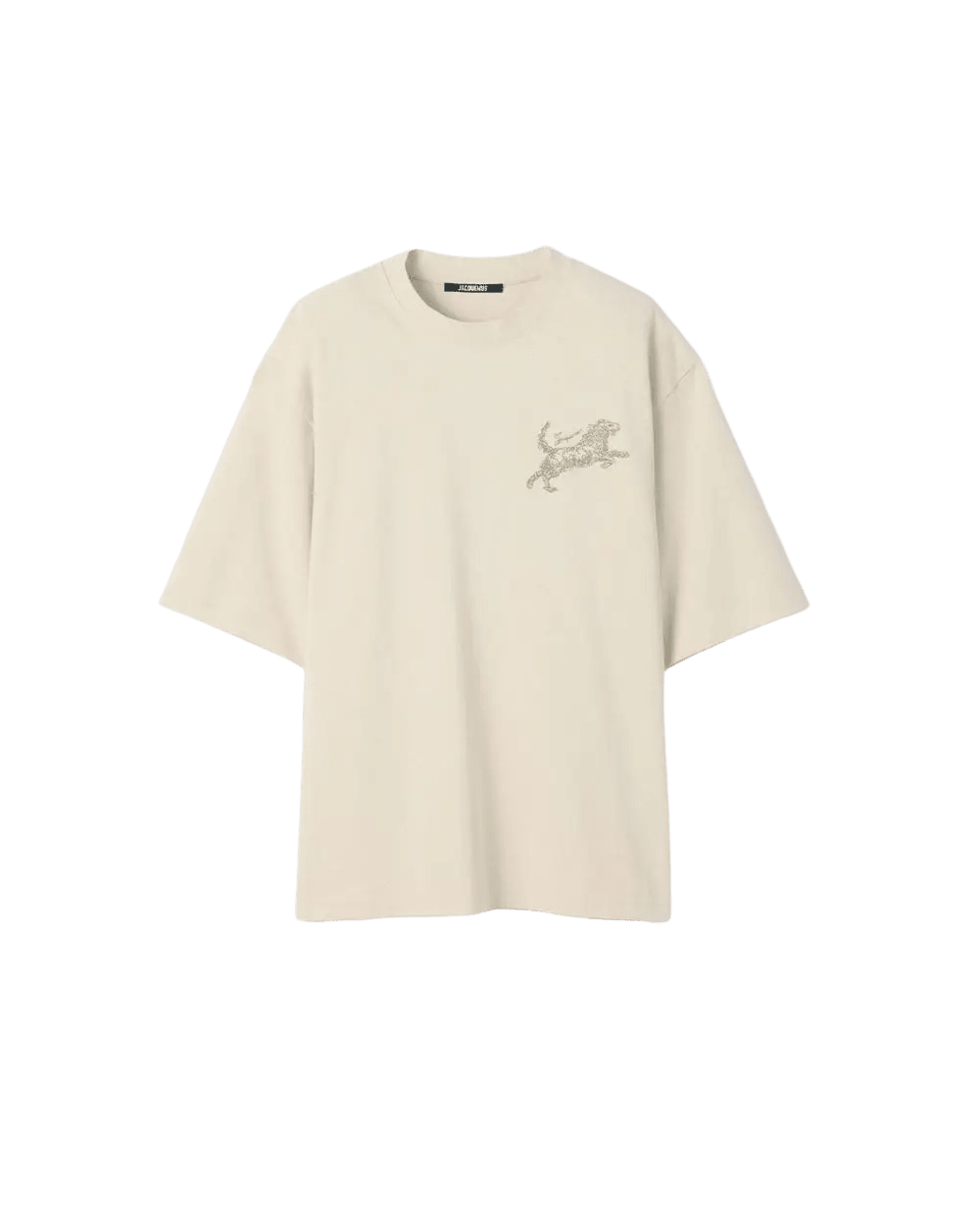 JACQUEMUS – T-shirt jacquard Bichon Multicolore Beige - Lothaire
