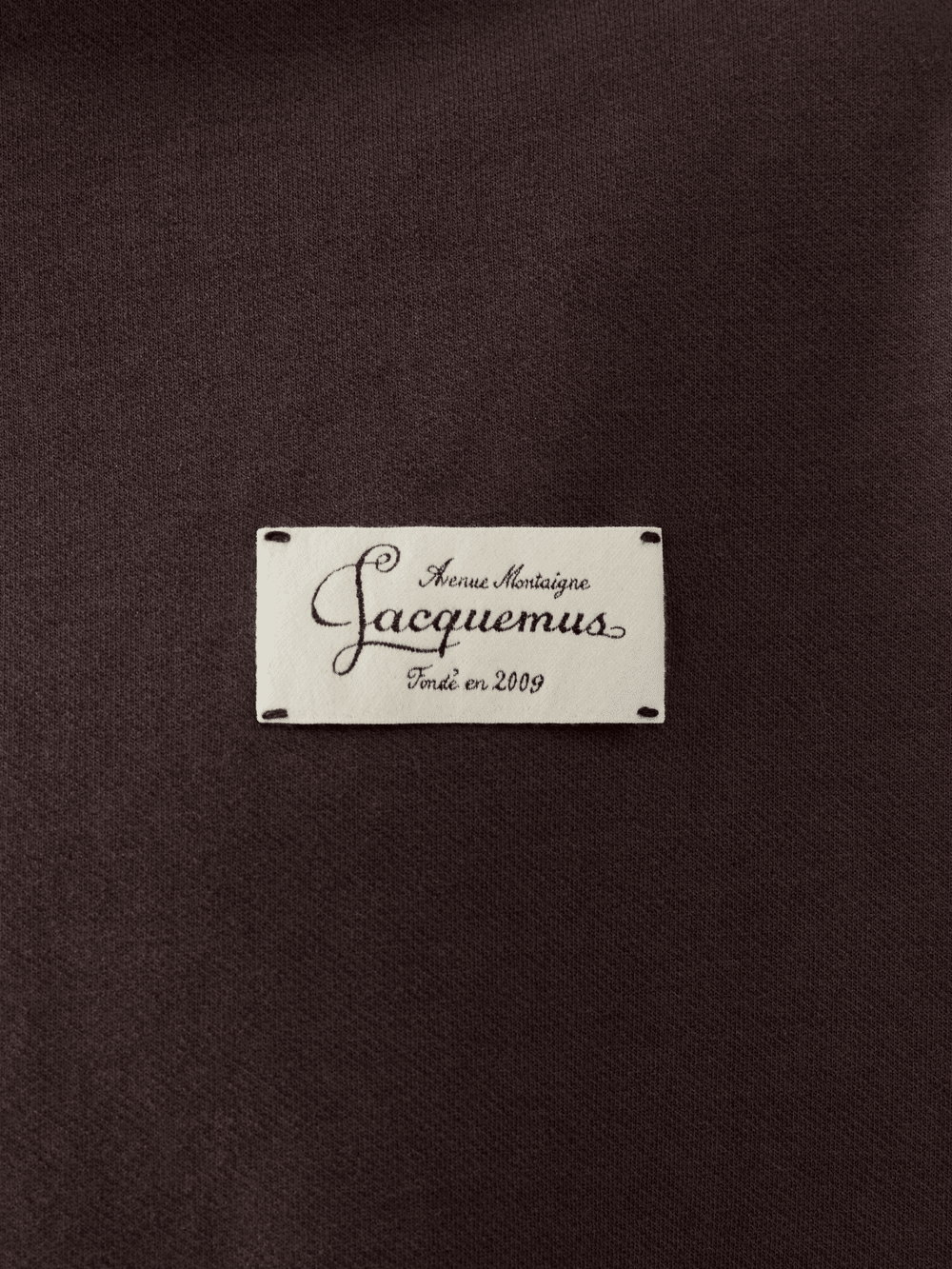 JACQUEMUS - T-shirt Le Corso manches courtes Marron foncé - Lothaire