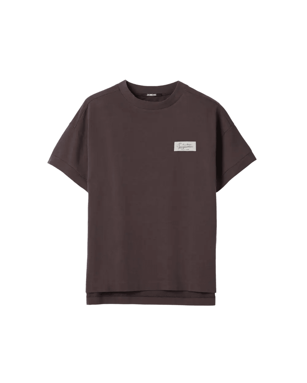 JACQUEMUS - T-shirt Le Corso manches courtes Marron foncé - Lothaire
