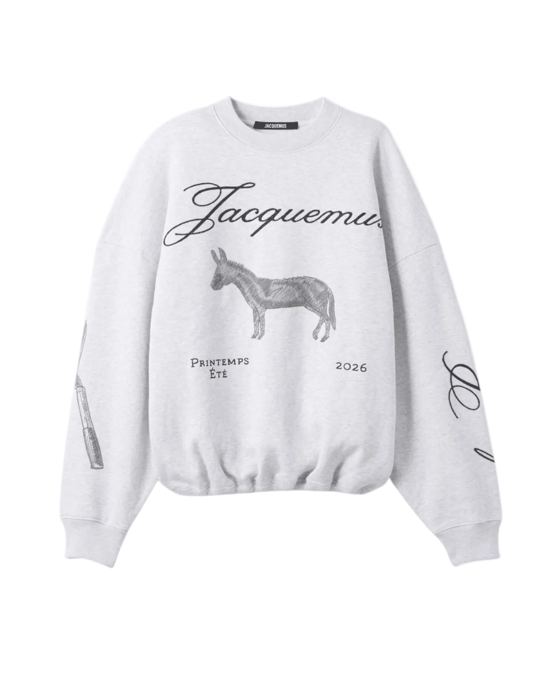 JACQUEMUS - The Âne sweatshirt Gris - Lothaire