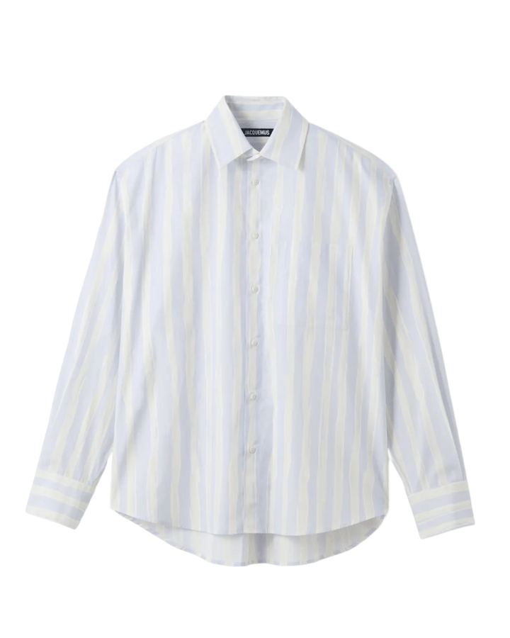 JACQUEMUS - The Camargue shirt Imprimé Bleu et beige - Lothaire