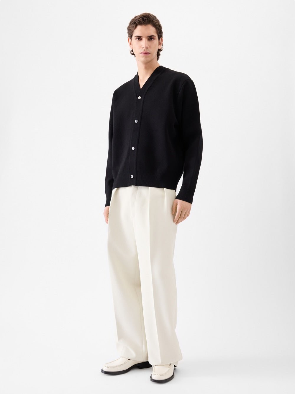 JACQUEMUS - The Doppio cardigan Noir - Lothaire