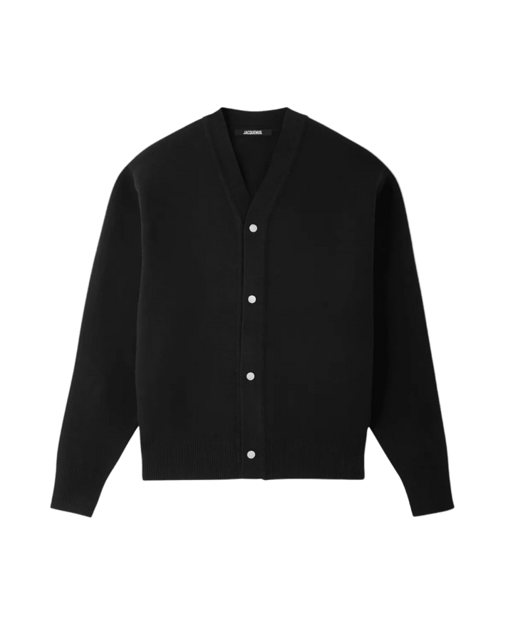 JACQUEMUS - The Doppio cardigan Noir - Lothaire