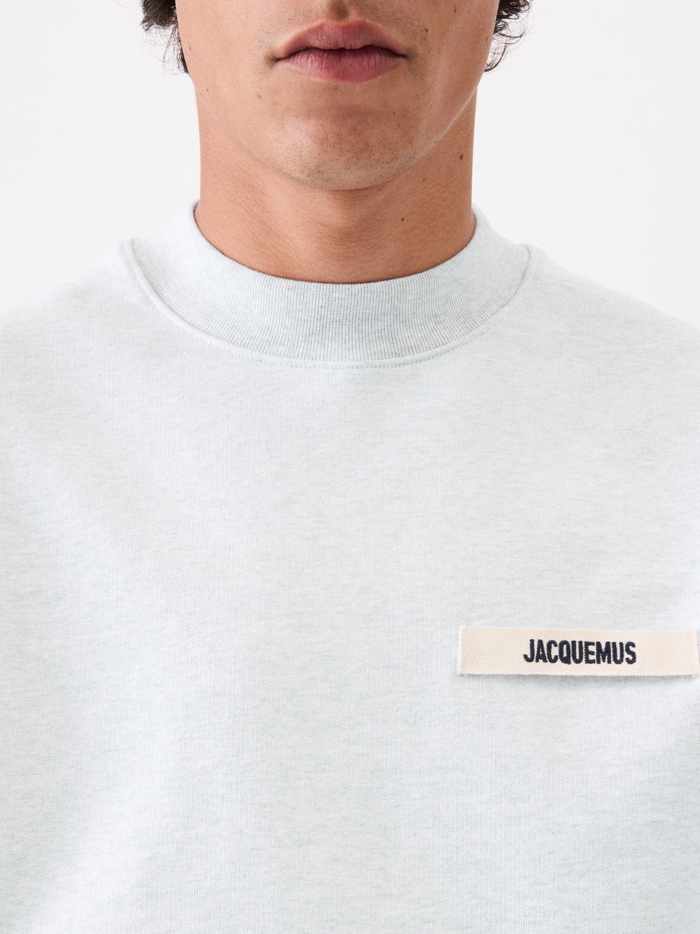 JACQUEMUS - The Gros Grain sweatshirt Gris clair - Lothaire