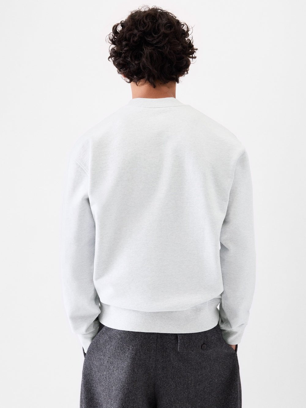 JACQUEMUS - The Gros Grain sweatshirt Gris clair - Lothaire