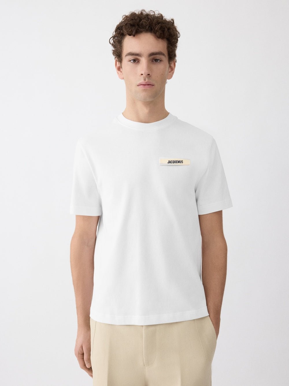 JACQUEMUS - The Gros Grain T-shirt Blanc - Lothaire
