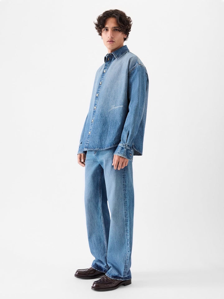 JACQUEMUS - The Simon de - Nîmes denim shirt Bleu tabac - Lothaire
