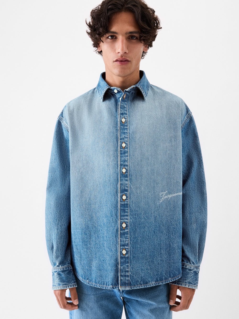 JACQUEMUS - The Simon de - Nîmes denim shirt Bleu tabac - Lothaire