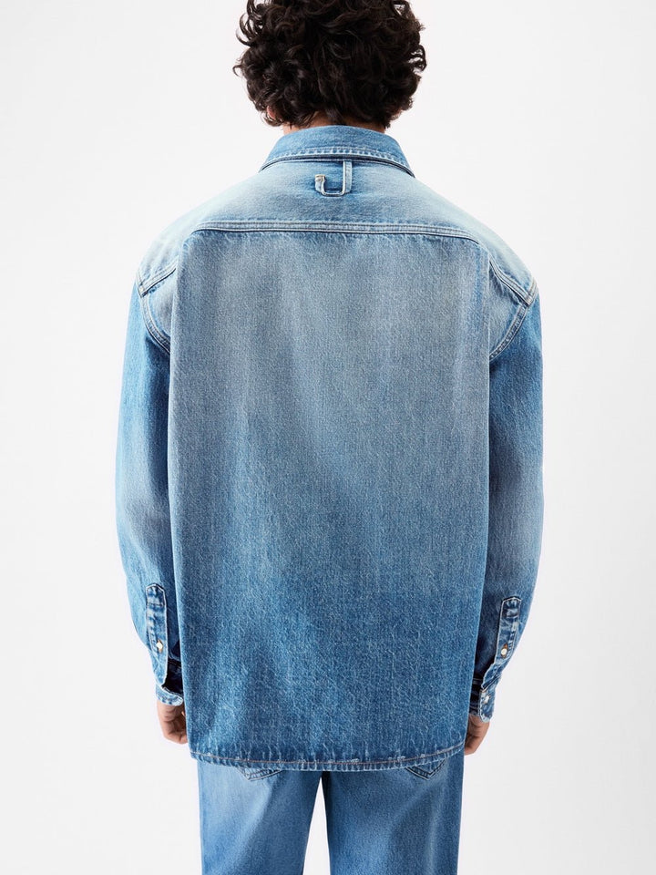 JACQUEMUS - The Simon de - Nîmes denim shirt Bleu tabac - Lothaire