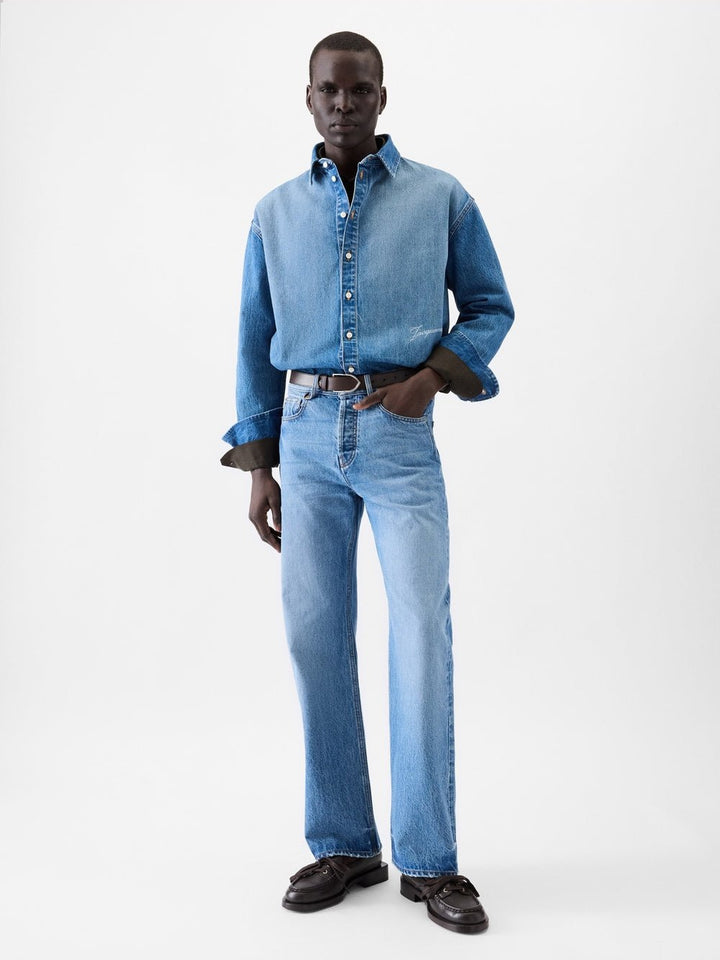 JACQUEMUS - The Straight De - Nîmes Denim Pants Bleu tabac - Lothaire