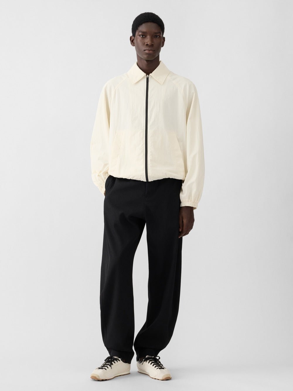 JACQUEMUS - The windbreaker Blanc - Lothaire