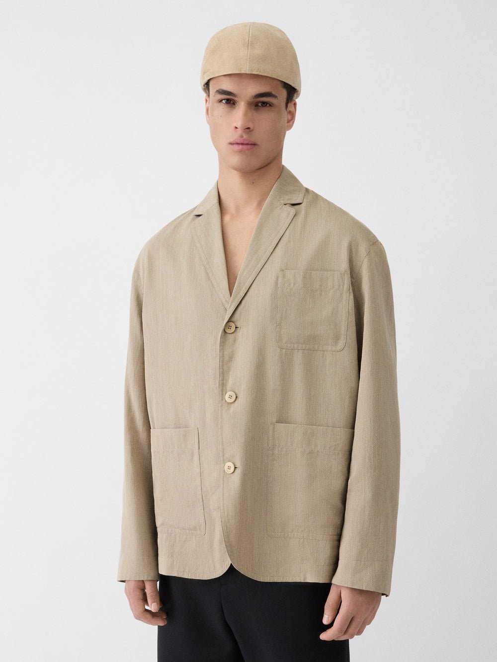JACQUEMUS - Veste déstructurée PASTRO en lin Beige - Lothaire