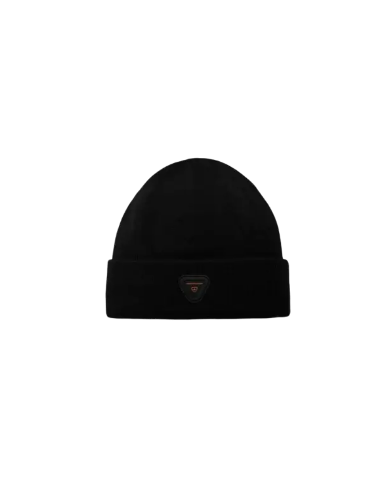 GERTRUDE - Bonnet Jadr maille imitation mohair Noir