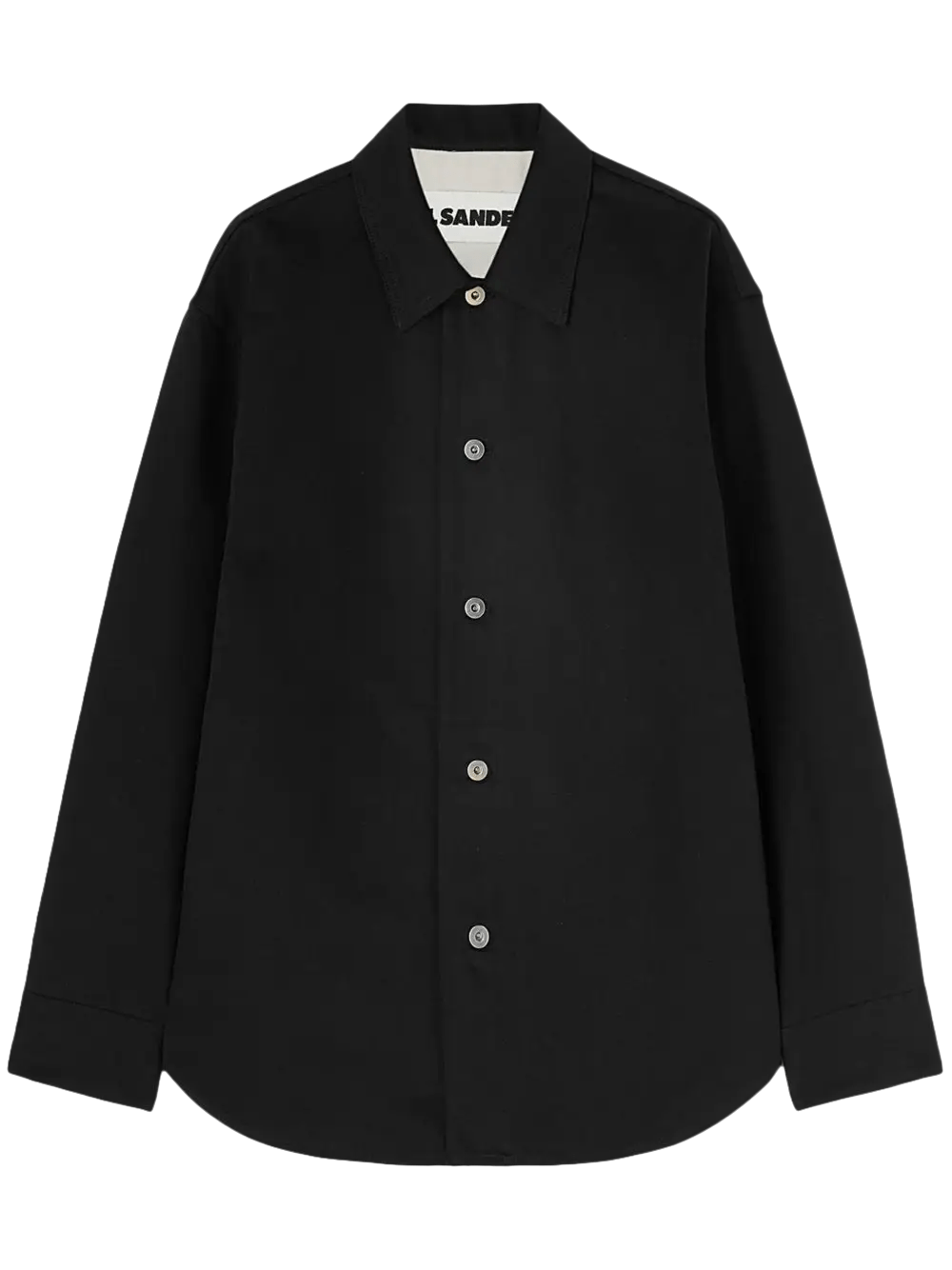 JIL SANDER - chemise en jean à patch logo noir - Lothaire