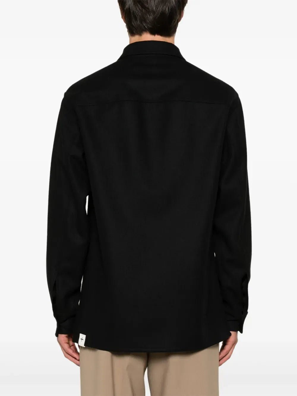 JIL SANDER - Chemise en laine vierge noir - Lothaire