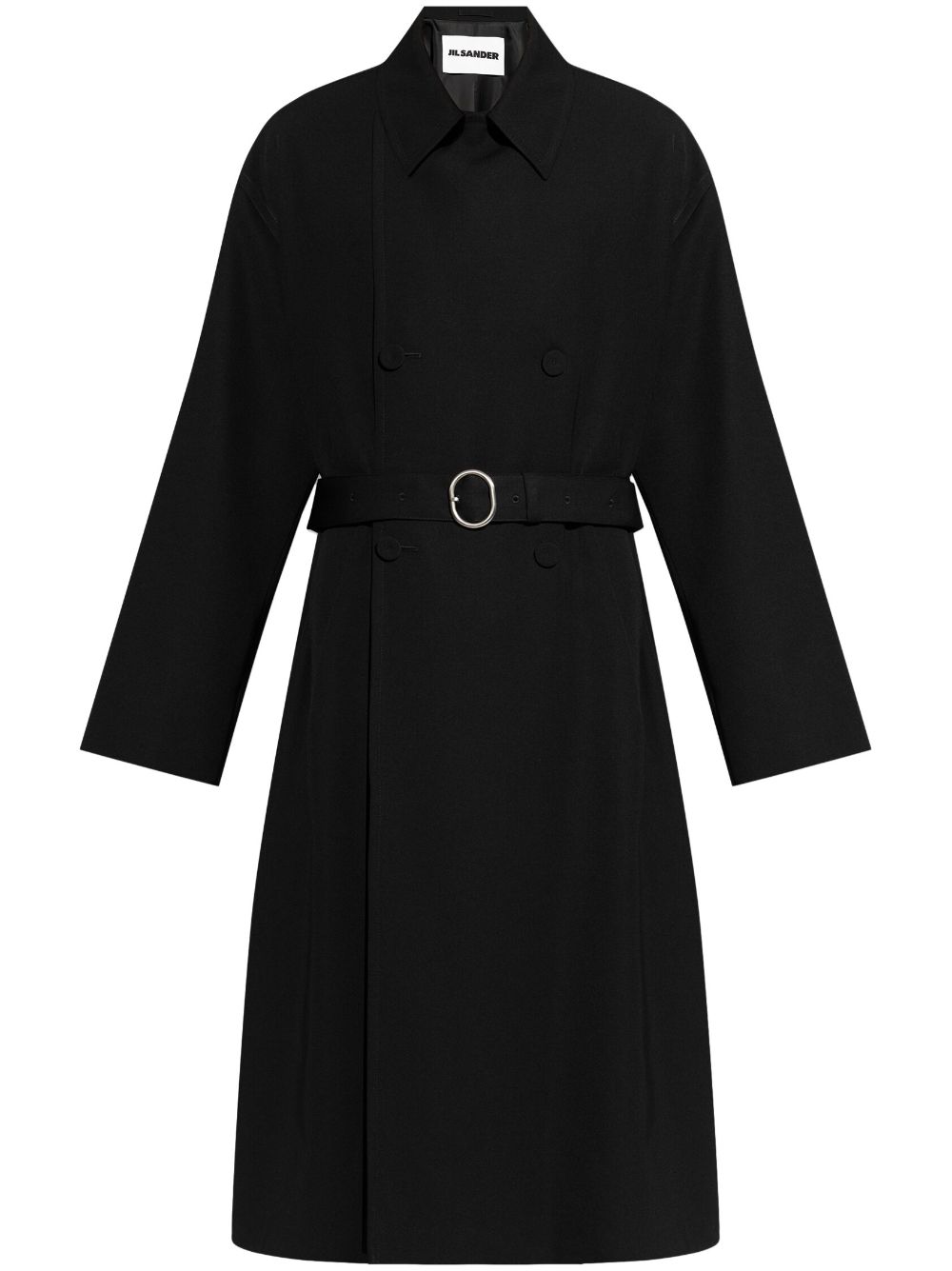 JIL SANDER - Manteau à boutonnière noir - Lothaire