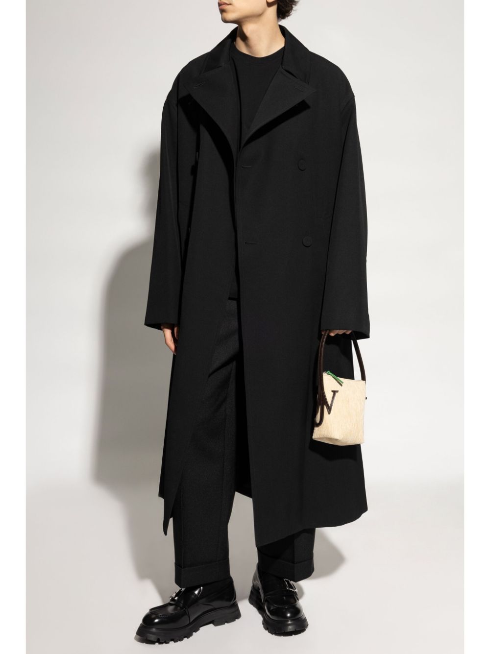 JIL SANDER - Manteau à boutonnière noir - Lothaire