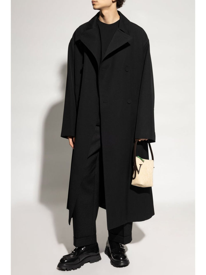 JIL SANDER - Manteau à boutonnière noir - Lothaire