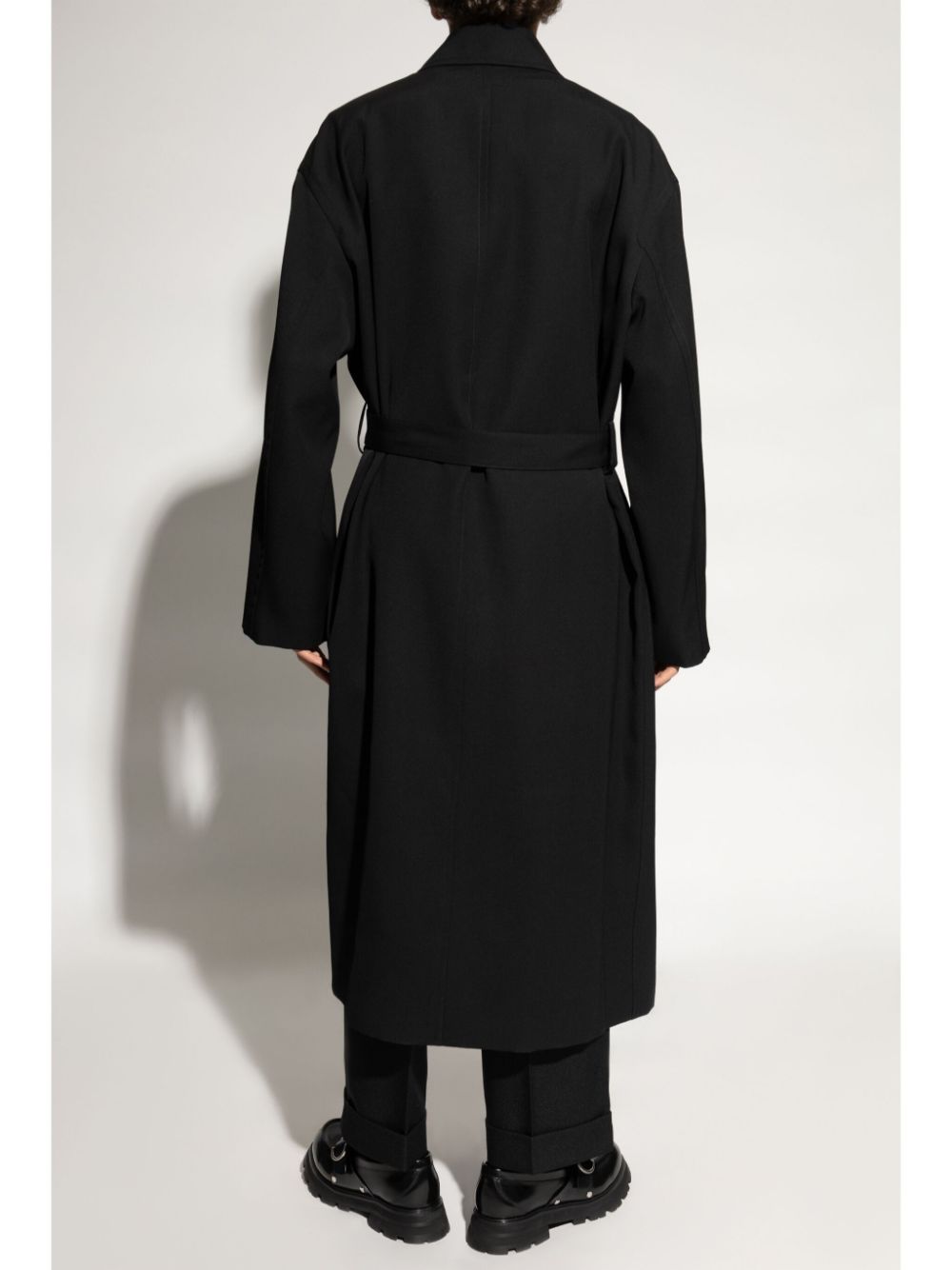 JIL SANDER - Manteau à boutonnière noir - Lothaire
