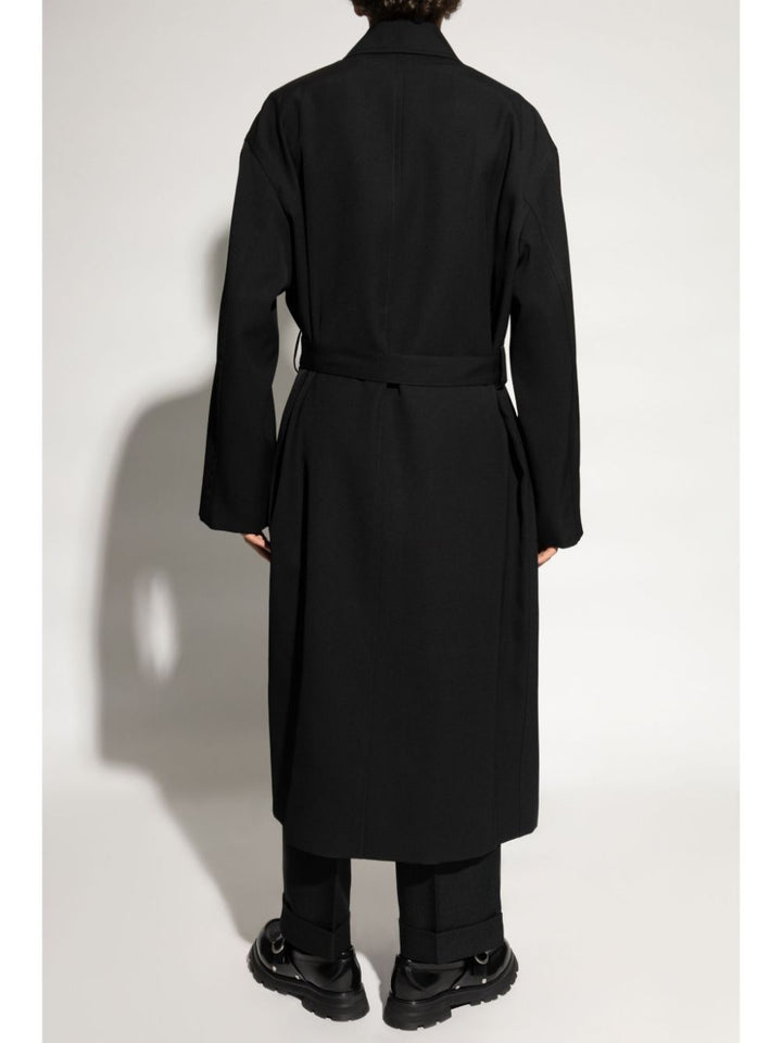 JIL SANDER - Manteau à boutonnière noir - Lothaire
