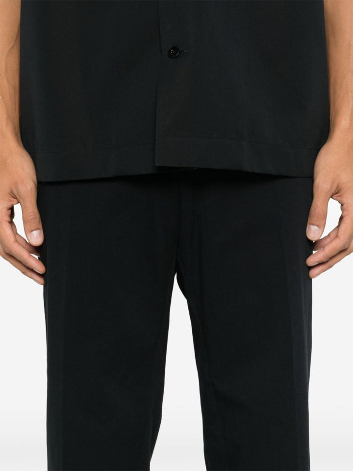 JIL SANDER - pantalon à coupe fuselée bleu marine - Lothaire