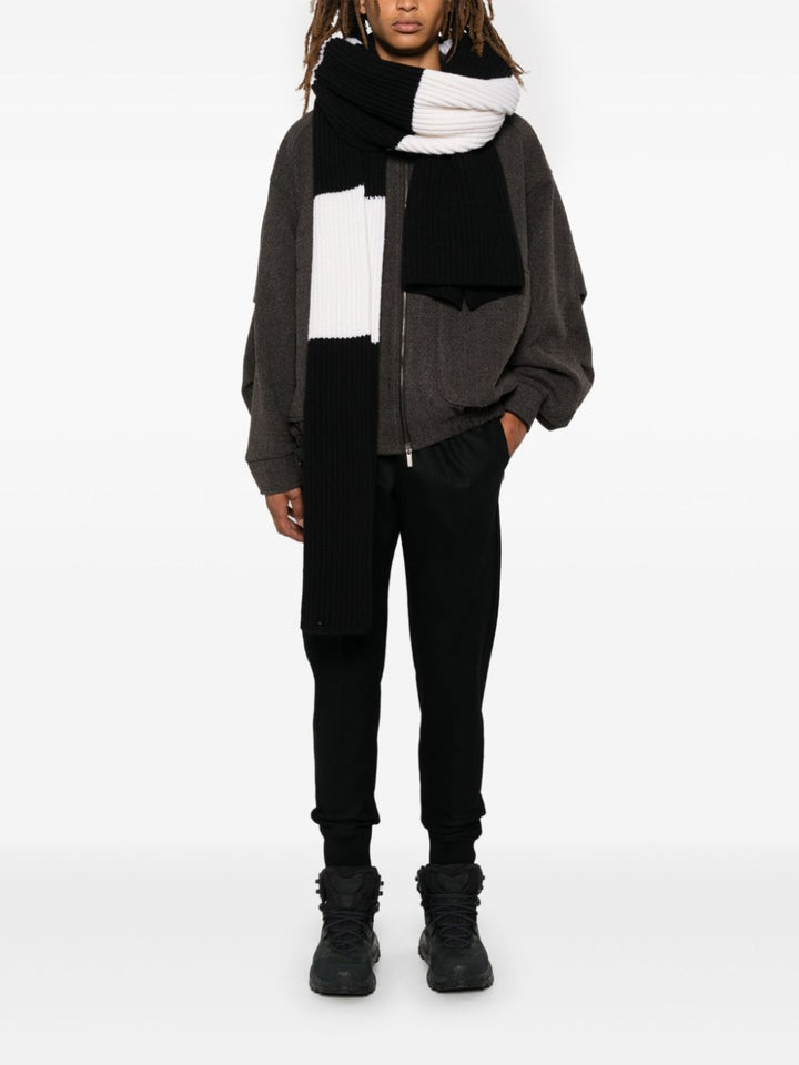JIL SANDER - pantalon de jogging en laine noir - Lothaire