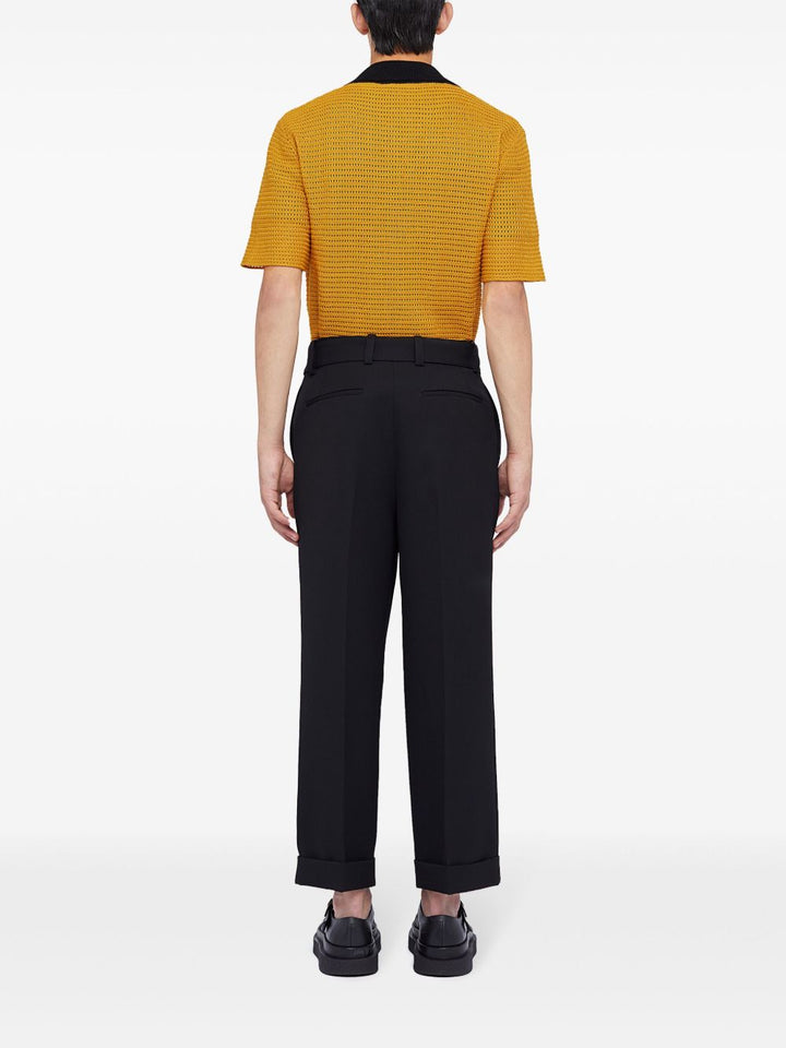 JIL SANDER - Polo en maille jaune - Lothaire