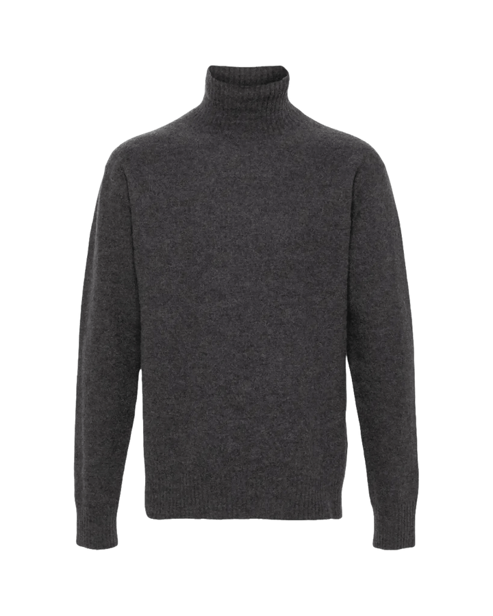 JIL SANDER - Pull à col montant gris - Lothaire
