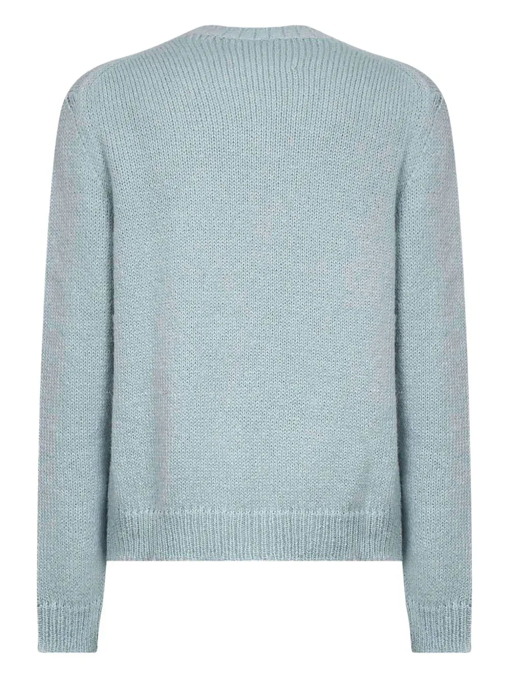 JIL SANDER - Pull col rond en alpaga bleu glacier - Lothaire