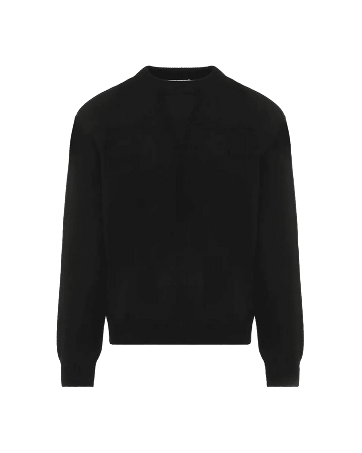 JIL SANDER - Pull Melton en laine Noir - Lothaire