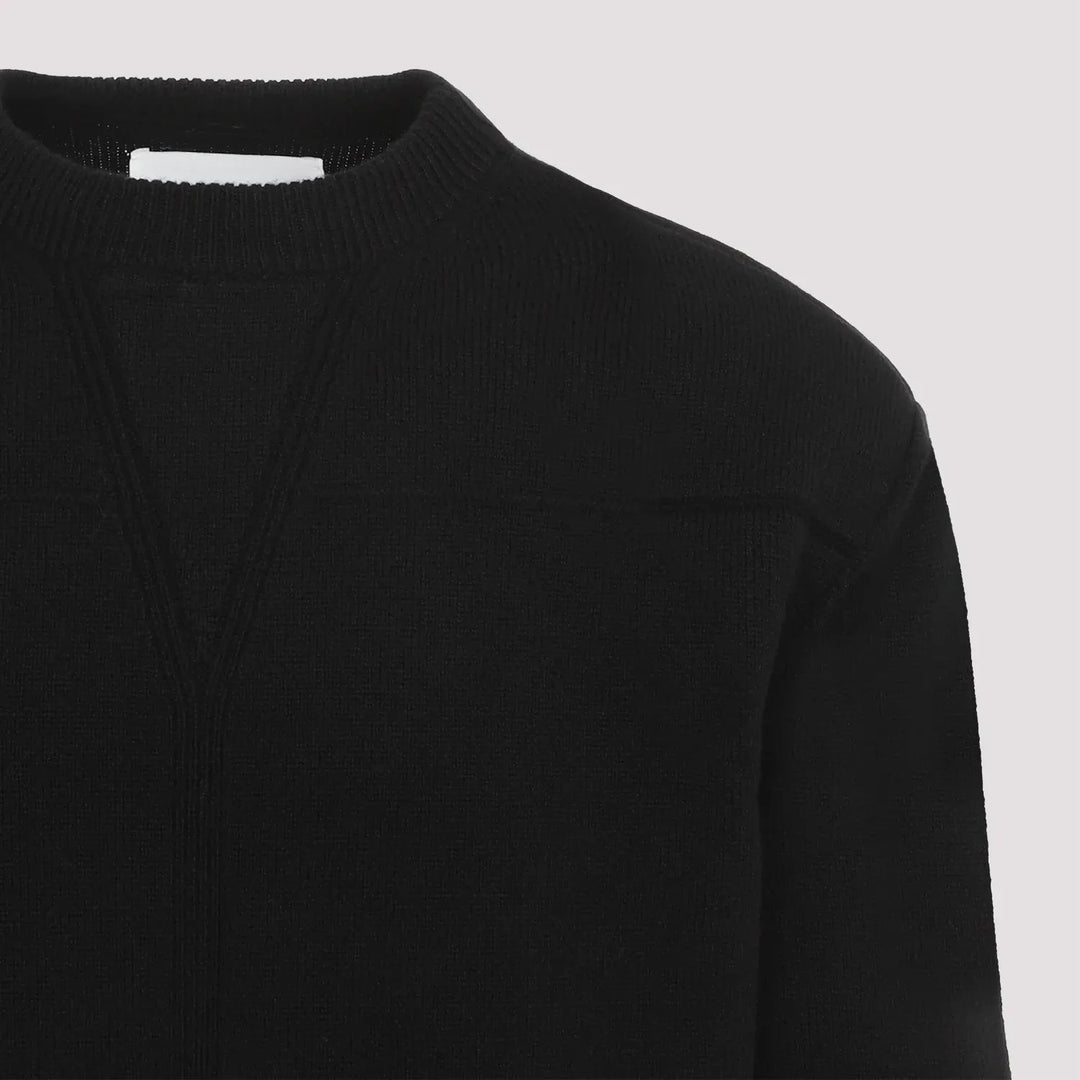 JIL SANDER - Pull Melton en laine Noir - Lothaire