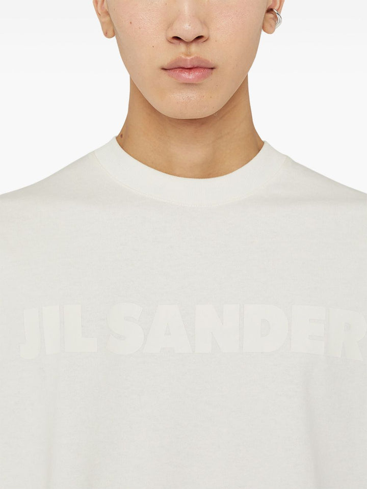 JIL SANDER - t-shirt à logo imprimé BLANC - Lothaire