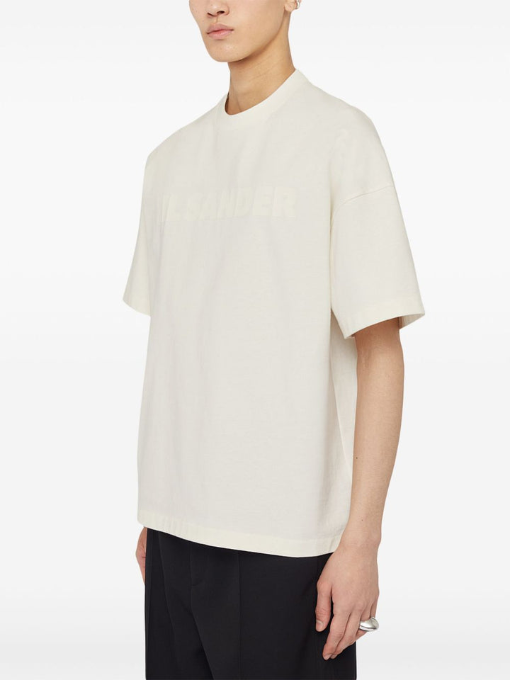 JIL SANDER - t-shirt à logo imprimé BLANC - Lothaire