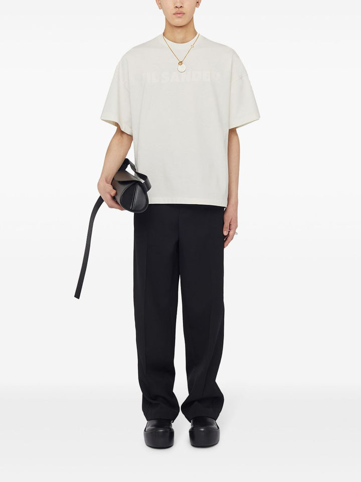 JIL SANDER - t-shirt à logo imprimé BLANC - Lothaire