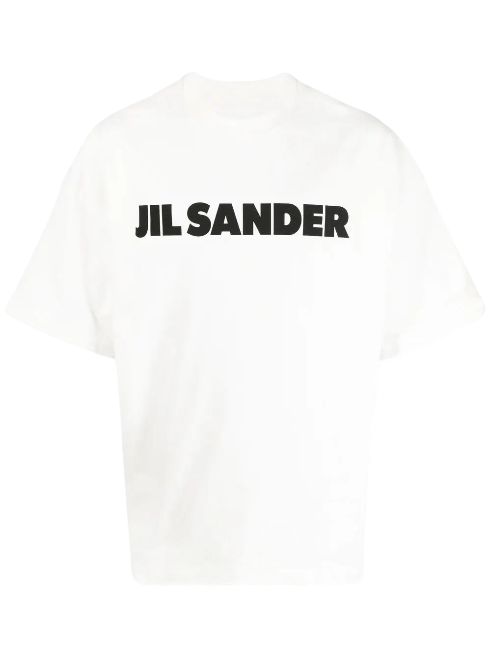 Jil Sander T-shirt à logo imprimé blanc - Lothaire