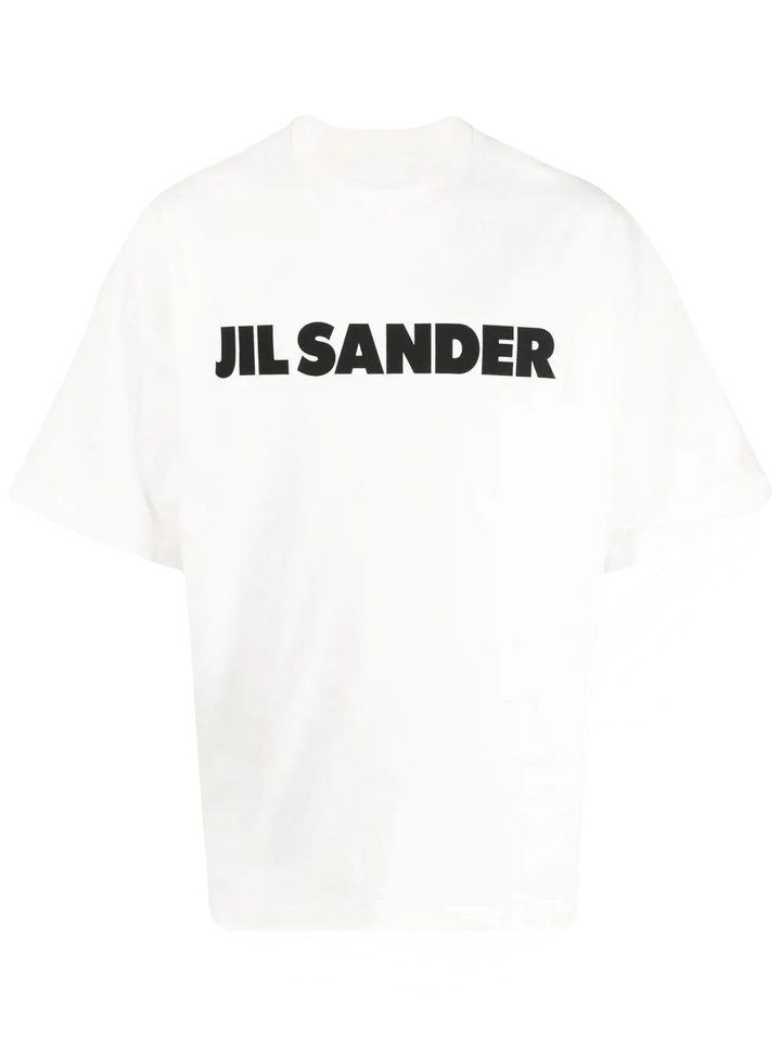 Jil Sander T-shirt à logo imprimé blanc - Lothaire