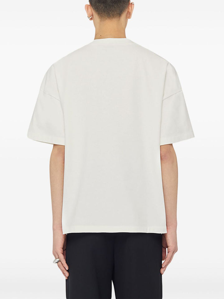 JIL SANDER - t-shirt à logo imprimé BLANC - Lothaire