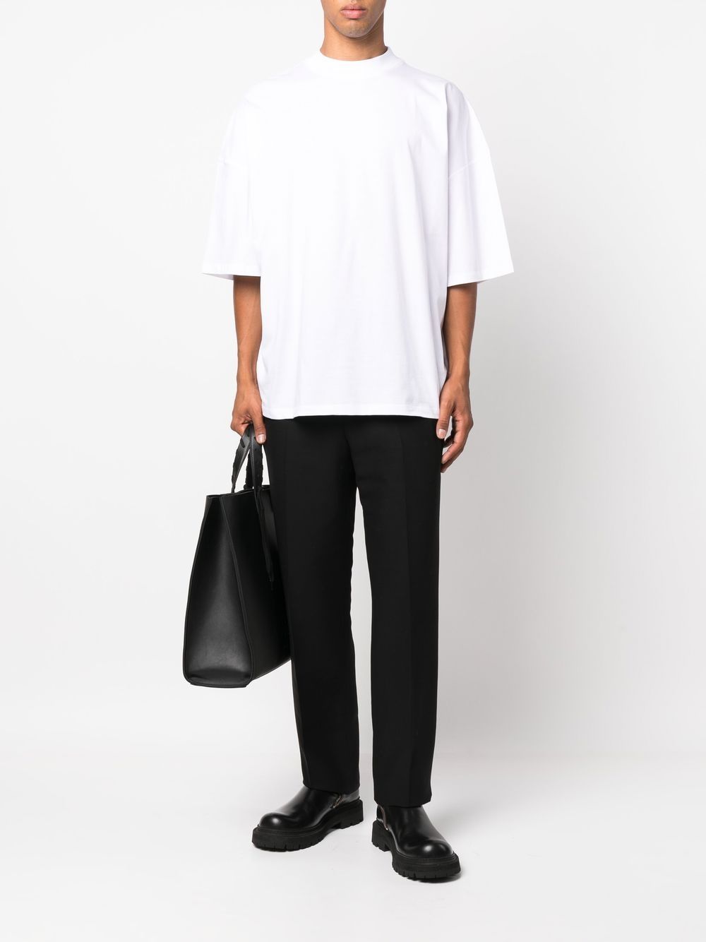 JIL SANDER - t-shirt en coton à manches courtes blanc - Lothaire
