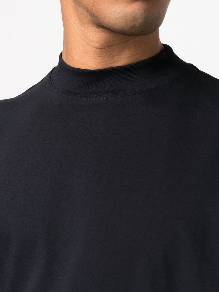 JIL SANDER - t-shirt en coton à manches courtes bleu marine - Lothaire