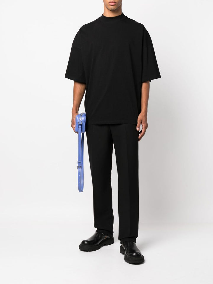 JIL SANDER - t-shirt en coton à manches courtes noir - Lothaire