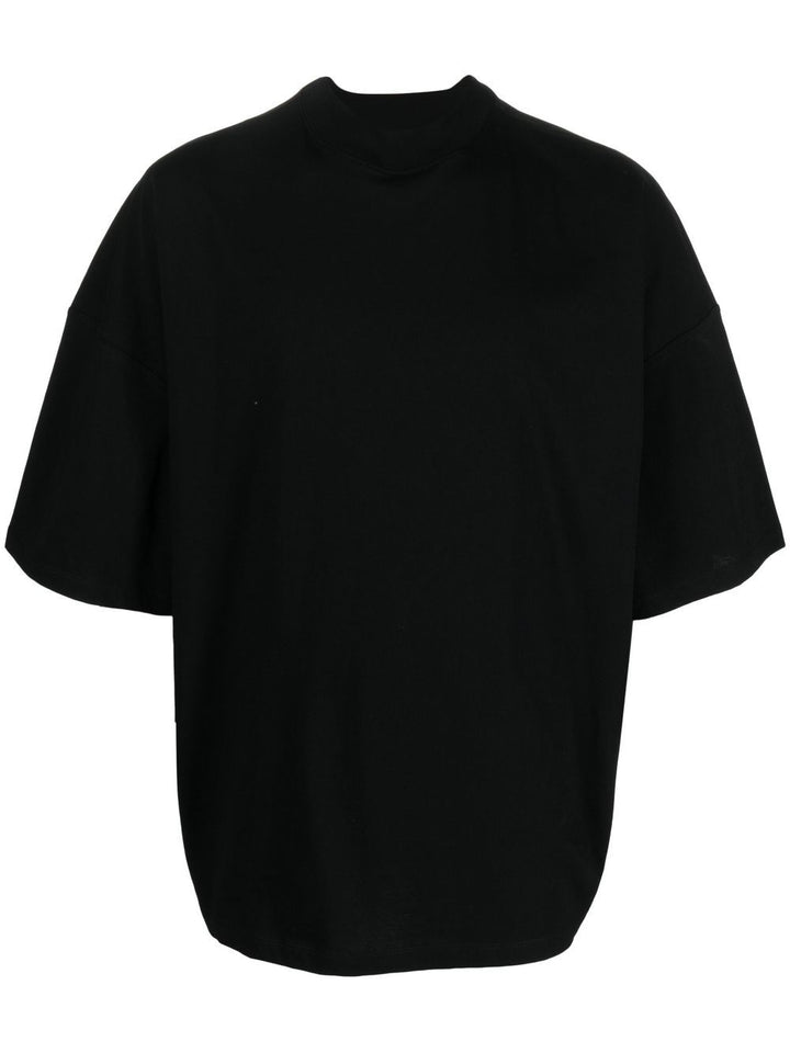 JIL SANDER - t-shirt en coton à manches courtes noir - Lothaire