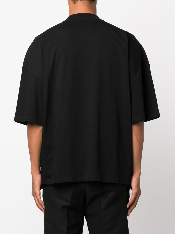JIL SANDER - t-shirt en coton à manches courtes noir - Lothaire