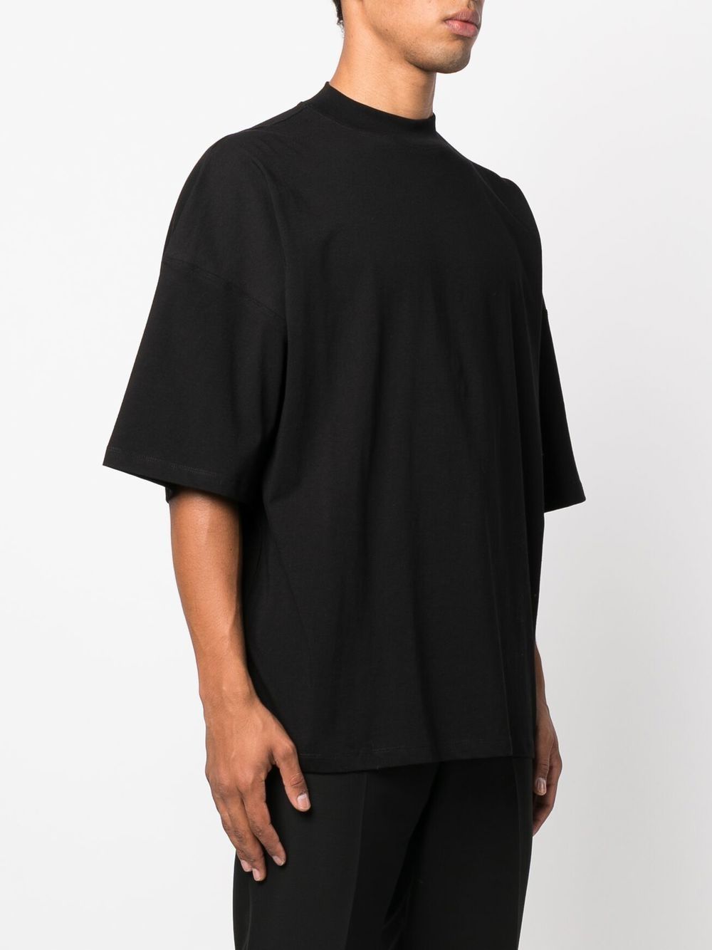 JIL SANDER - t-shirt en coton à manches courtes noir - Lothaire
