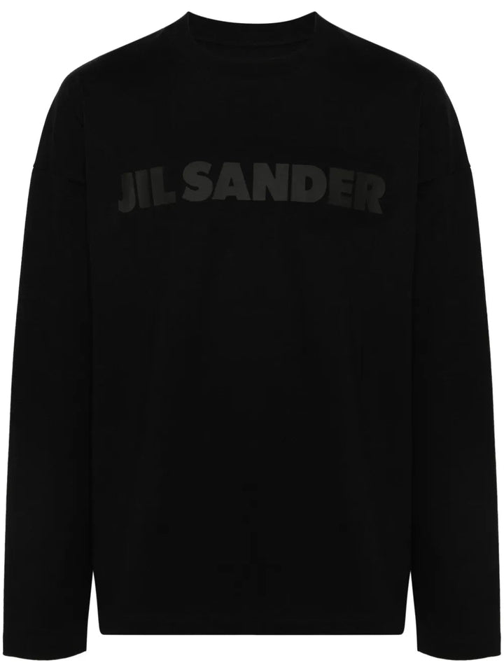 JIL SANDER - T-shirt manches longues logo noir - Lothaire