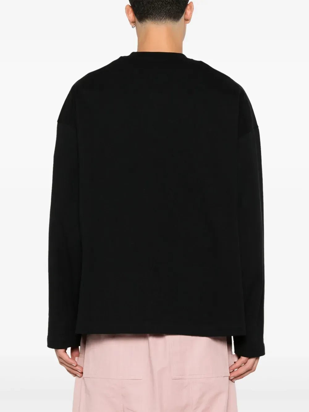 JIL SANDER - T-shirt manches longues logo noir - Lothaire