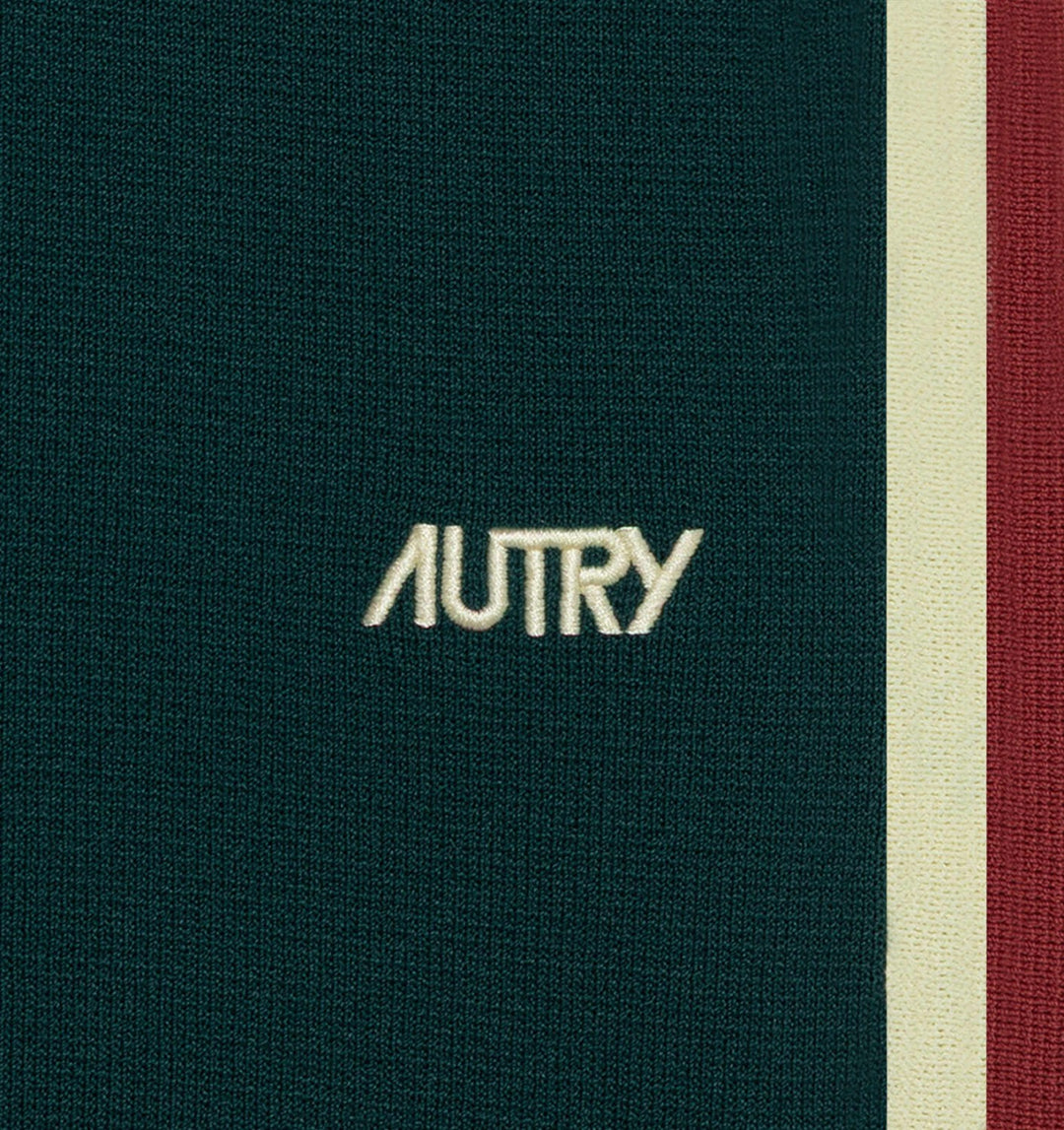 AUTRY - Pantalon jogger en maille de viscose Vert